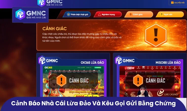 Giải Đáp Thắc Mắc GMNC.CLUB Hỗ Trợ Người Dùng Ra Sao? 2 Cảnh báo nhà cái lừa đảo, phân biệt thật giả