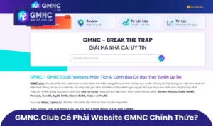 GMNC.CLUB có phải website chính thức của GMNC