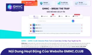 Nội dung hoạt động của trang GMNC.CLUB